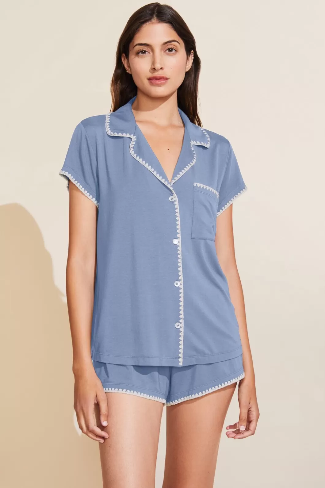 Eberjey Frida Tencel Modal Shortie Short Pj Set- Pajamas