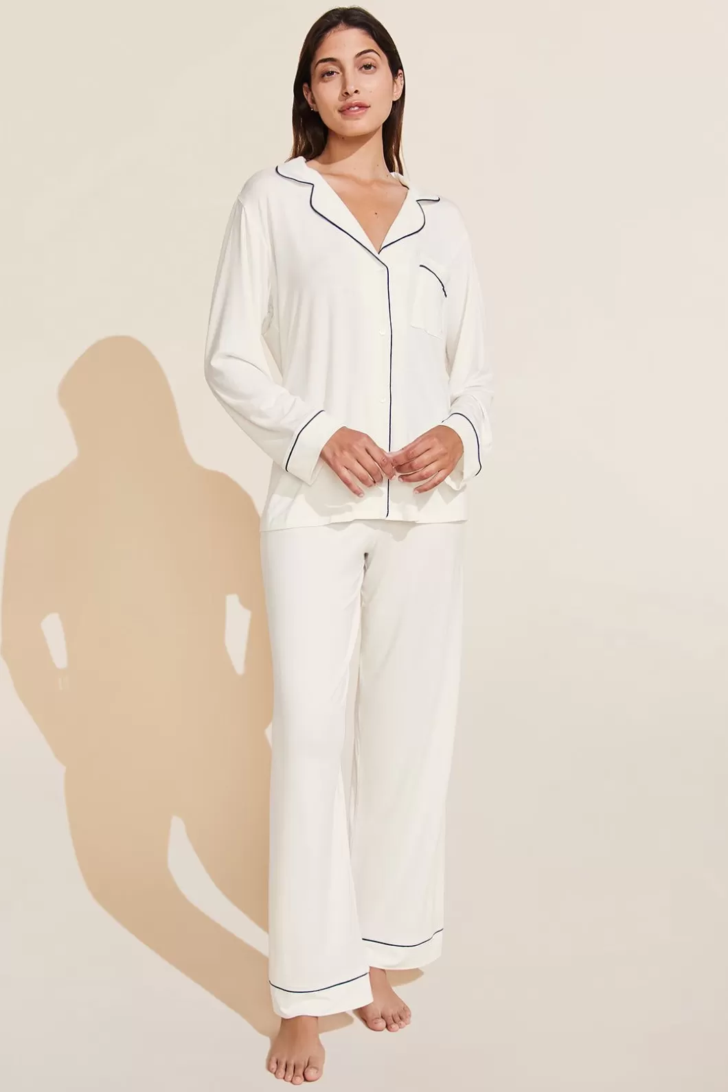 Eberjey Gisele Tencel Modal Long Pj Set- Pajamas