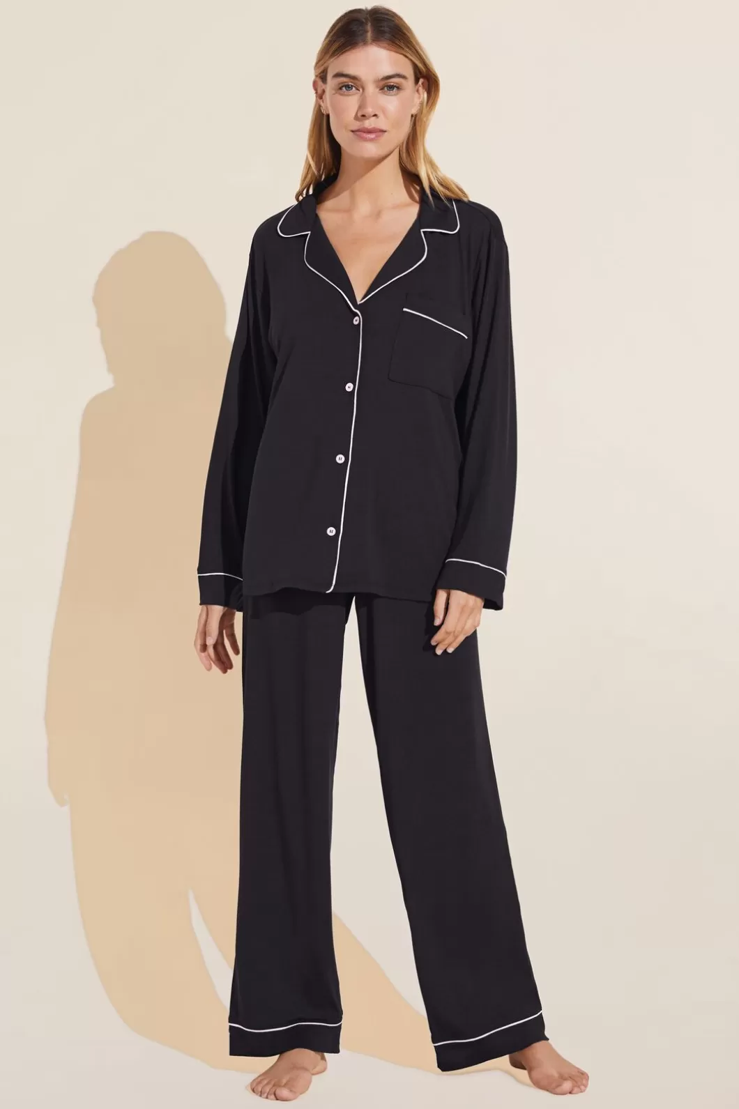 Eberjey Gisele Tencel Modal Long Pj Set- Pajamas