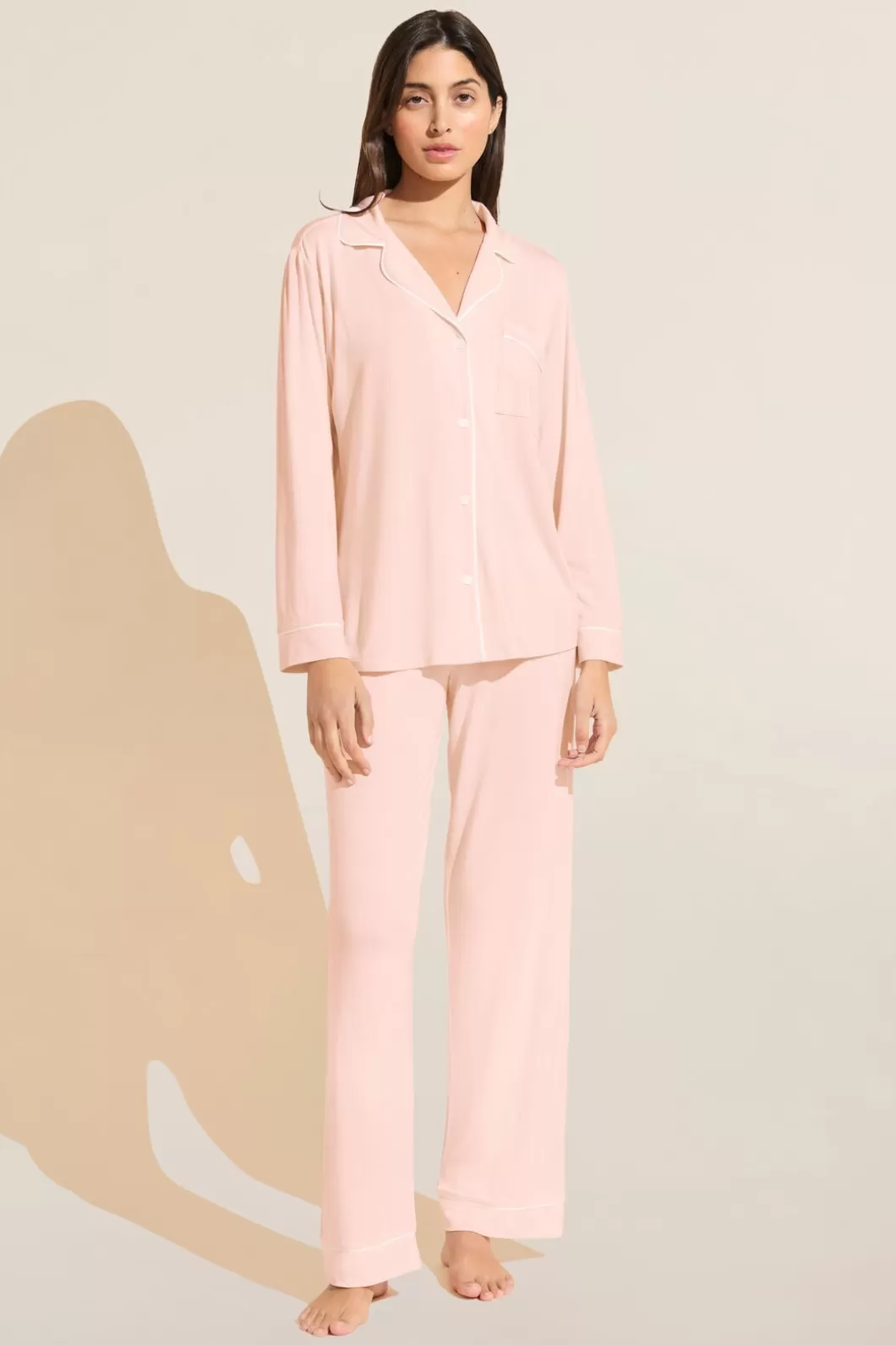 Eberjey Gisele Tencel Modal Long Pj Set- Pajamas