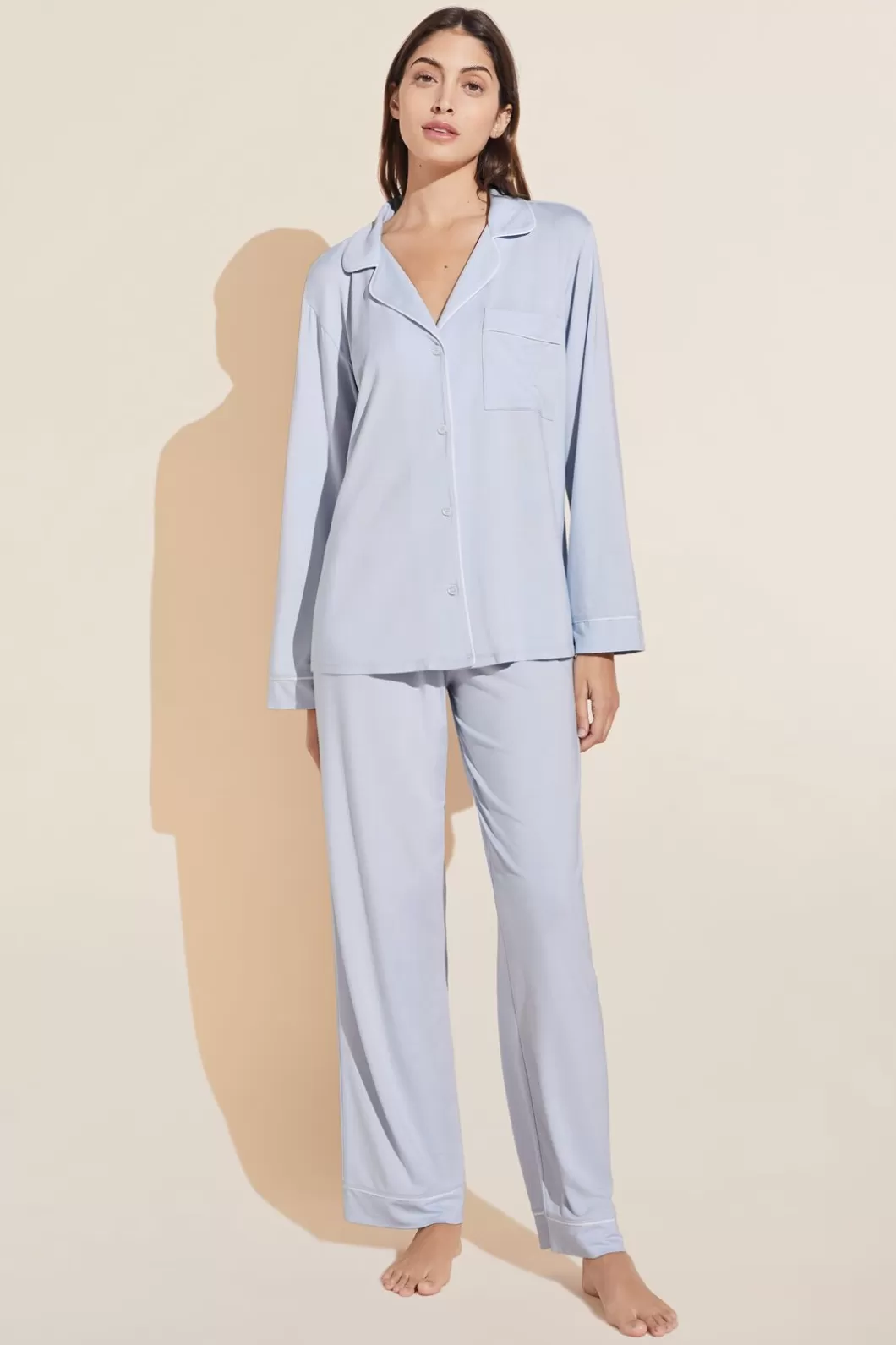 Eberjey Gisele Tencel Modal Long Pj Set- Pajamas