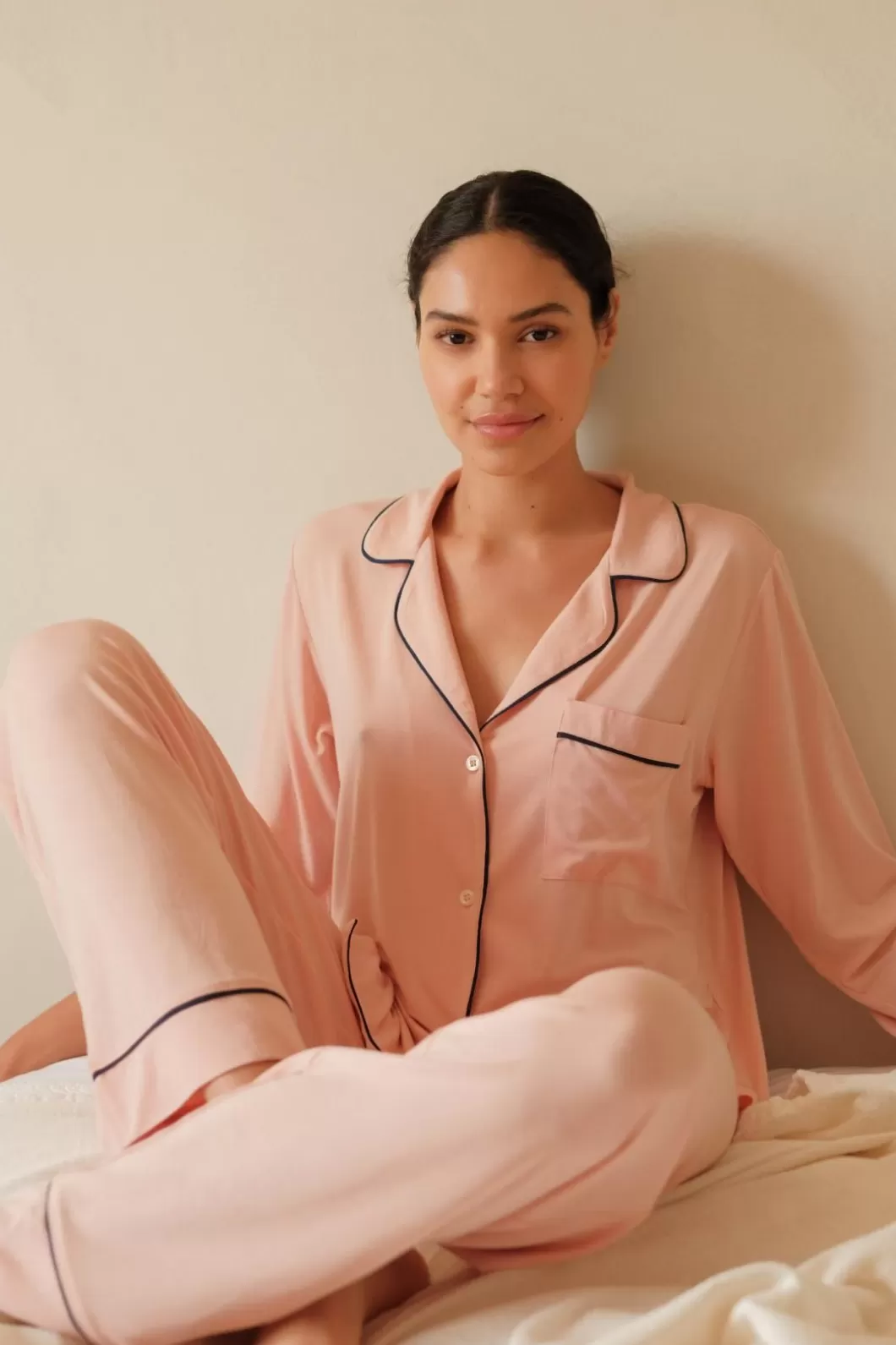 Eberjey Gisele Tencel Modal Long Pj Set- Pajamas