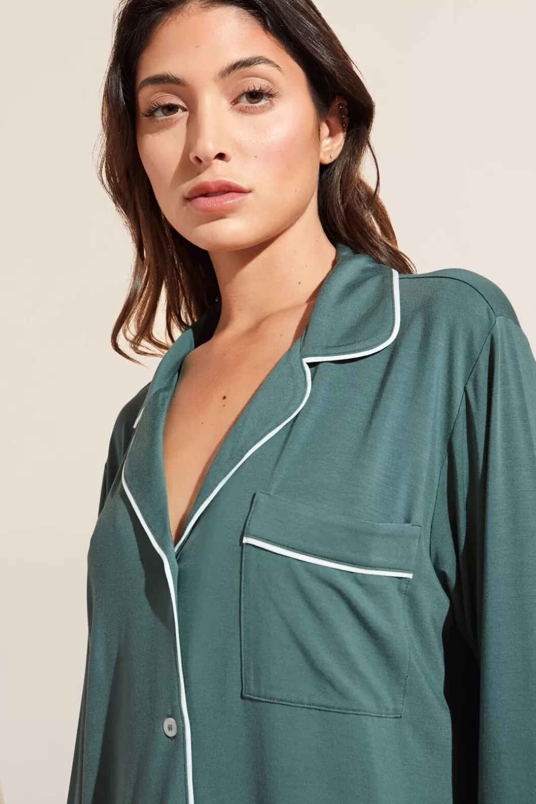 Eberjey Gisele Tencel Modal Long Pj Set- Pajamas