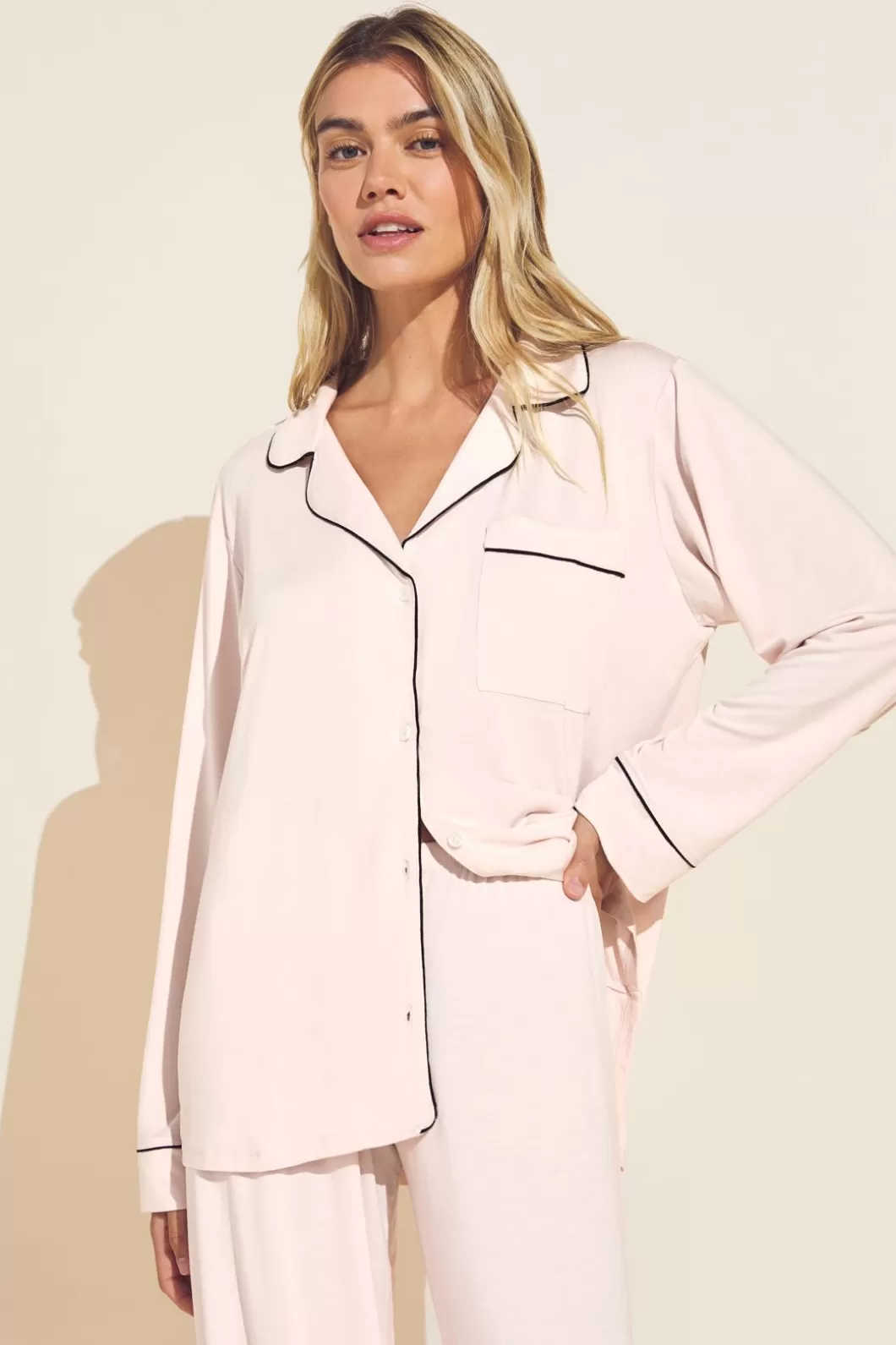 Eberjey Gisele Tencel Modal Long Pj Set- Pajamas