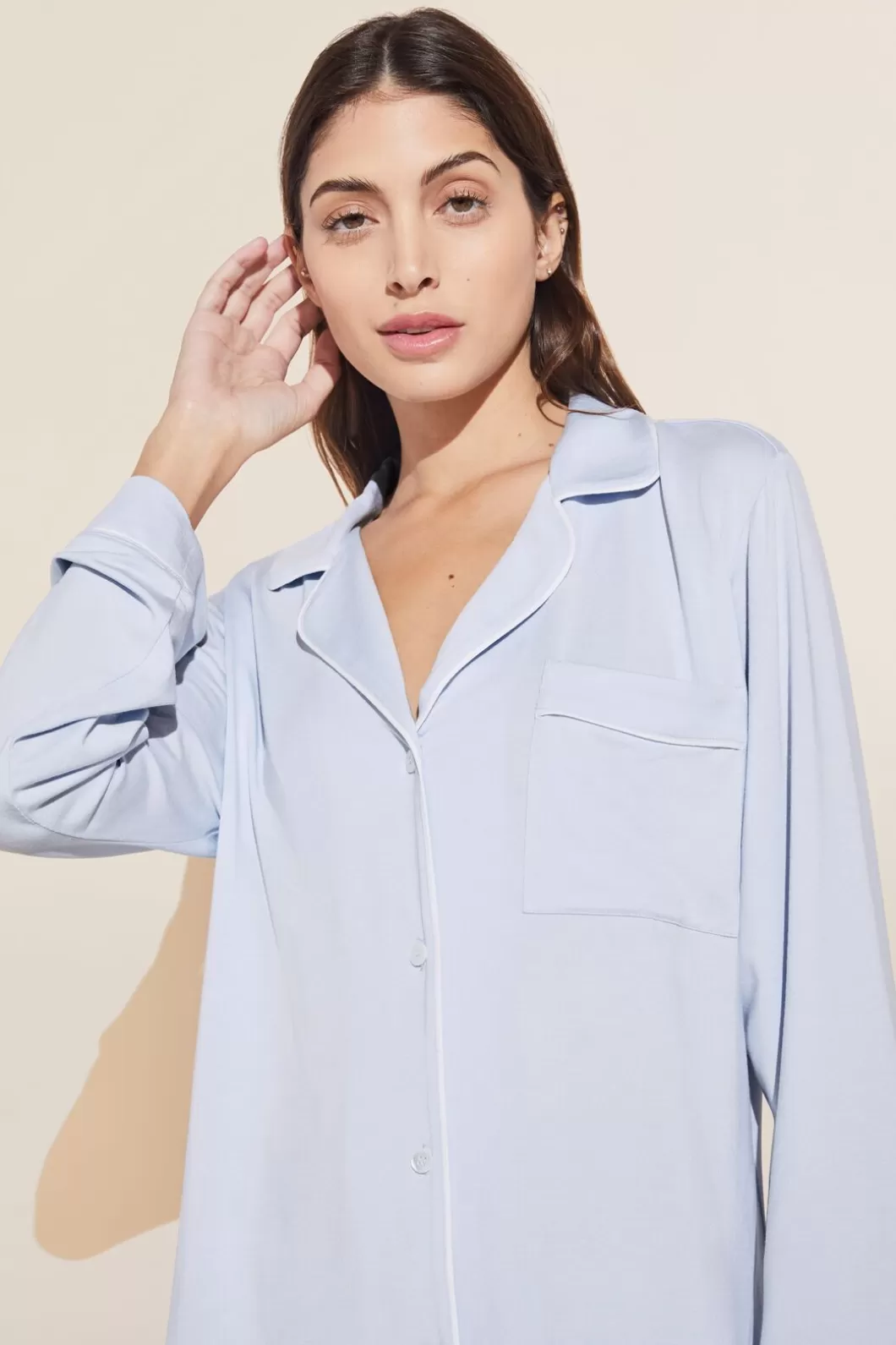 Eberjey Gisele Tencel Modal Long Pj Set- Pajamas