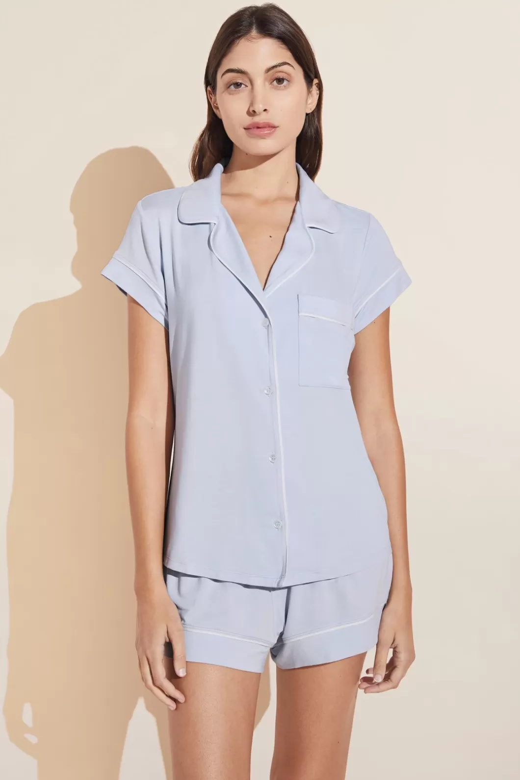 Eberjey Gisele Tencel Modal Relaxed Short Pj Set- Pajamas