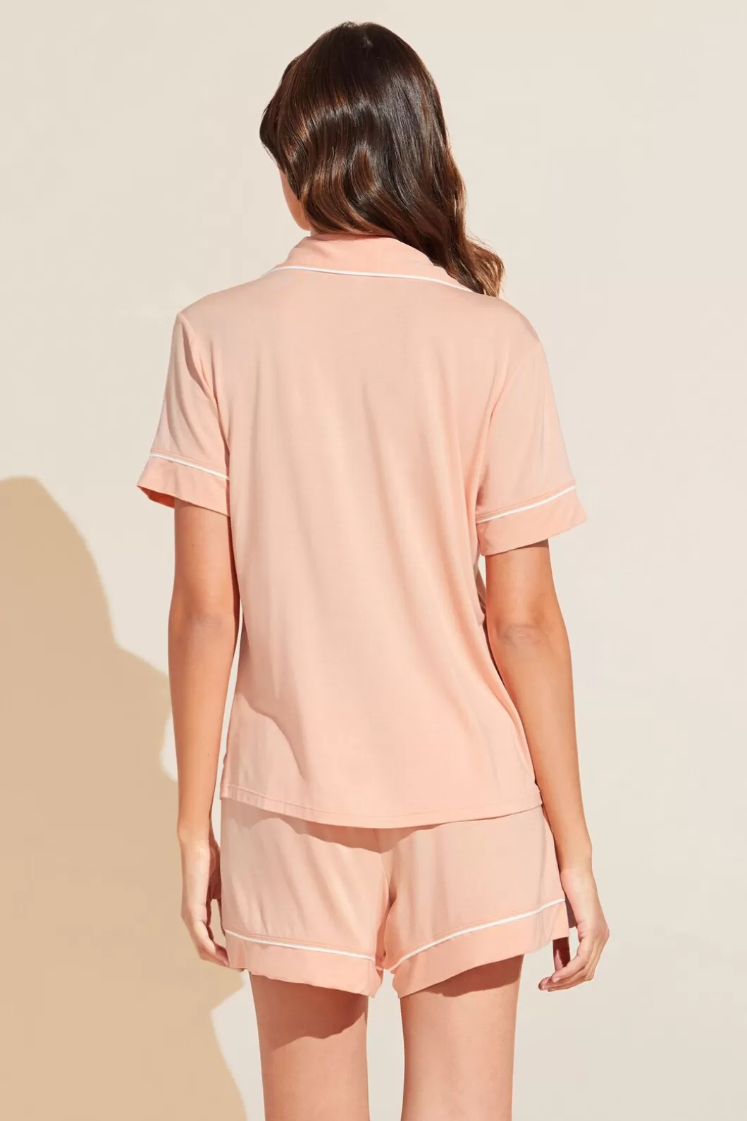 Eberjey Gisele Tencel Modal Relaxed Short Pj Set- Pajamas