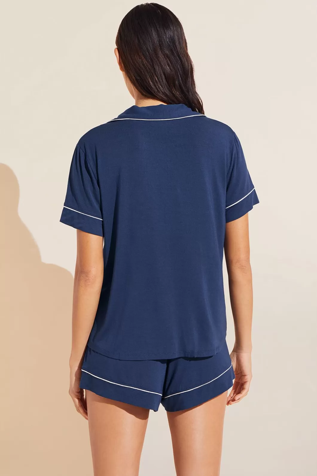 Eberjey Gisele Tencel Modal Relaxed Short Pj Set- Pajamas