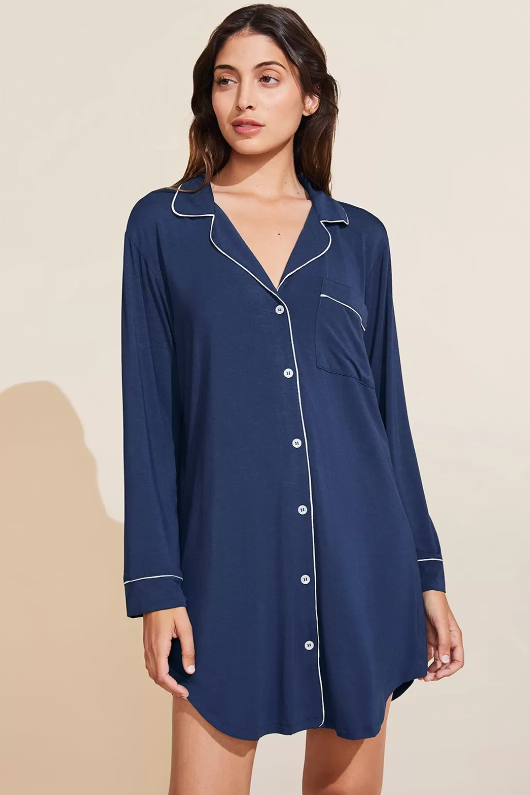 Eberjey Gisele Tencel Modal Sleepshirt- Iconic Gisele Pj'S