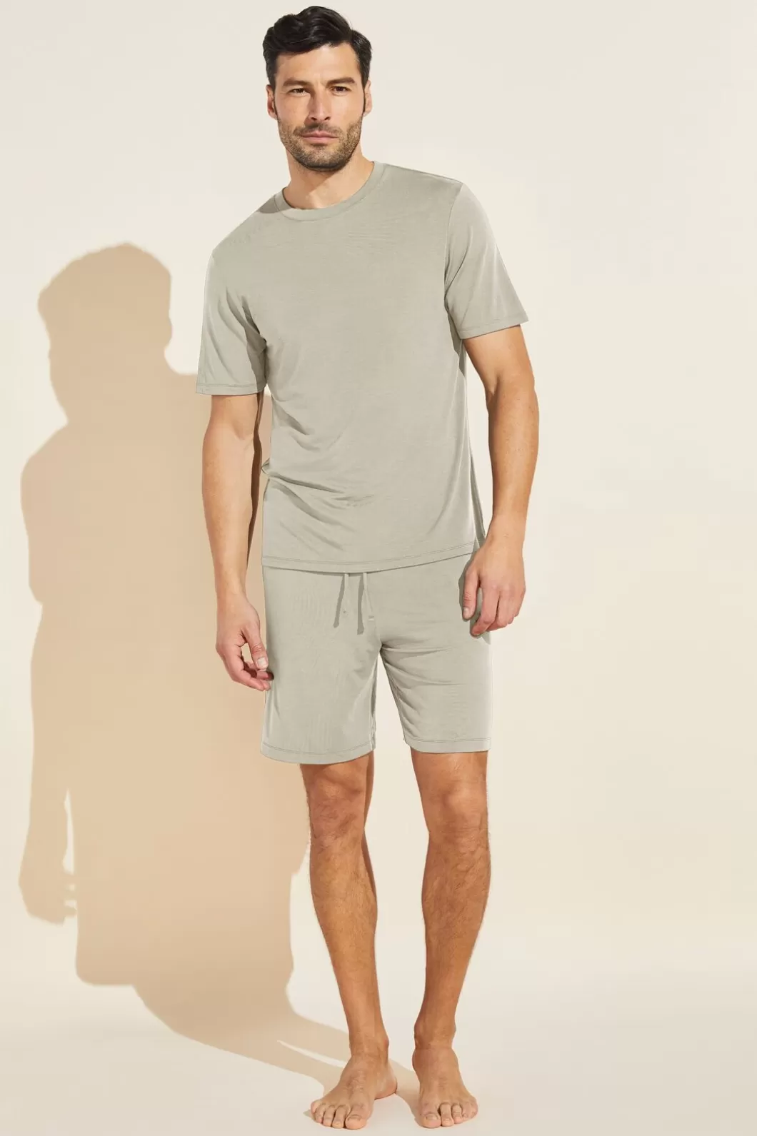 Eberjey Henry Tencel Modal Short Pj Set- Pajamas