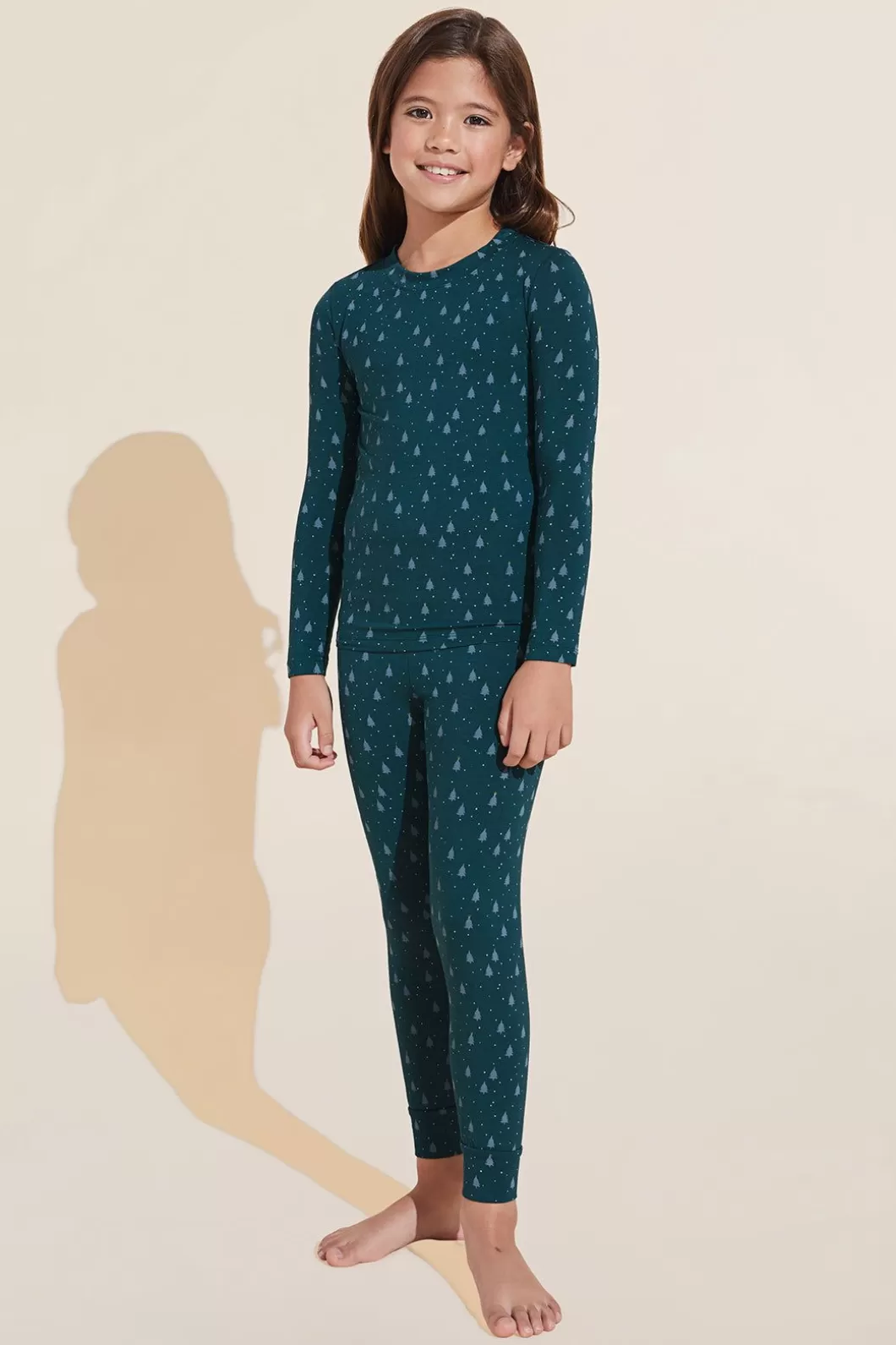 Eberjey Kids Tencel Modal Unisex Long Pj Set- Pajamas