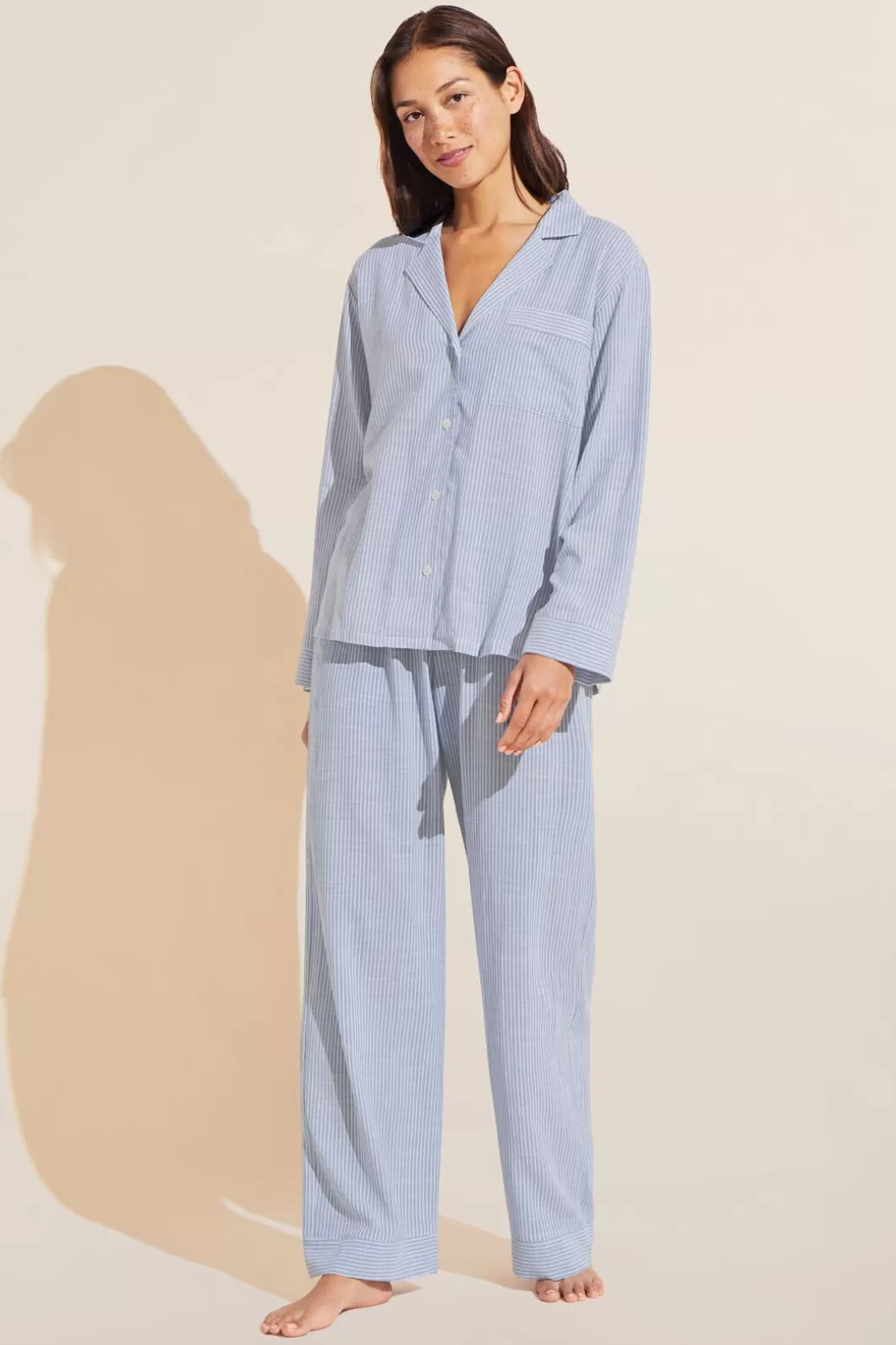 Eberjey Nautico Long Pj Set- Pajamas