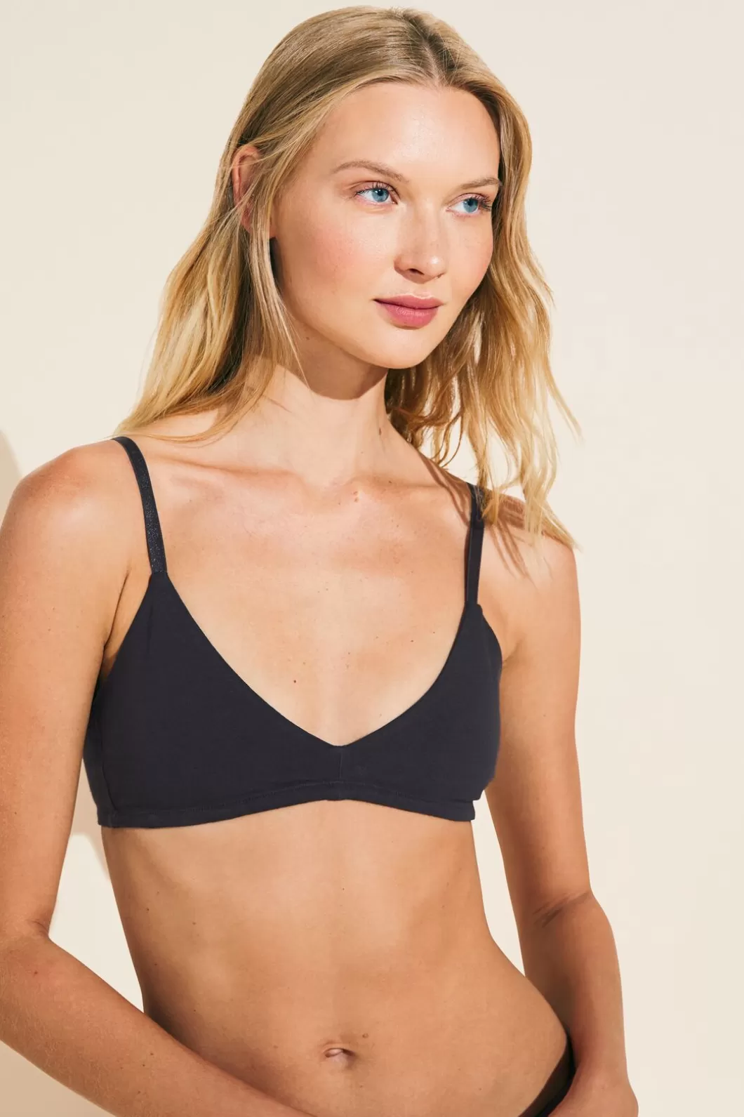 Eberjey Pima Stretch Cotton Bralette- Lingerie