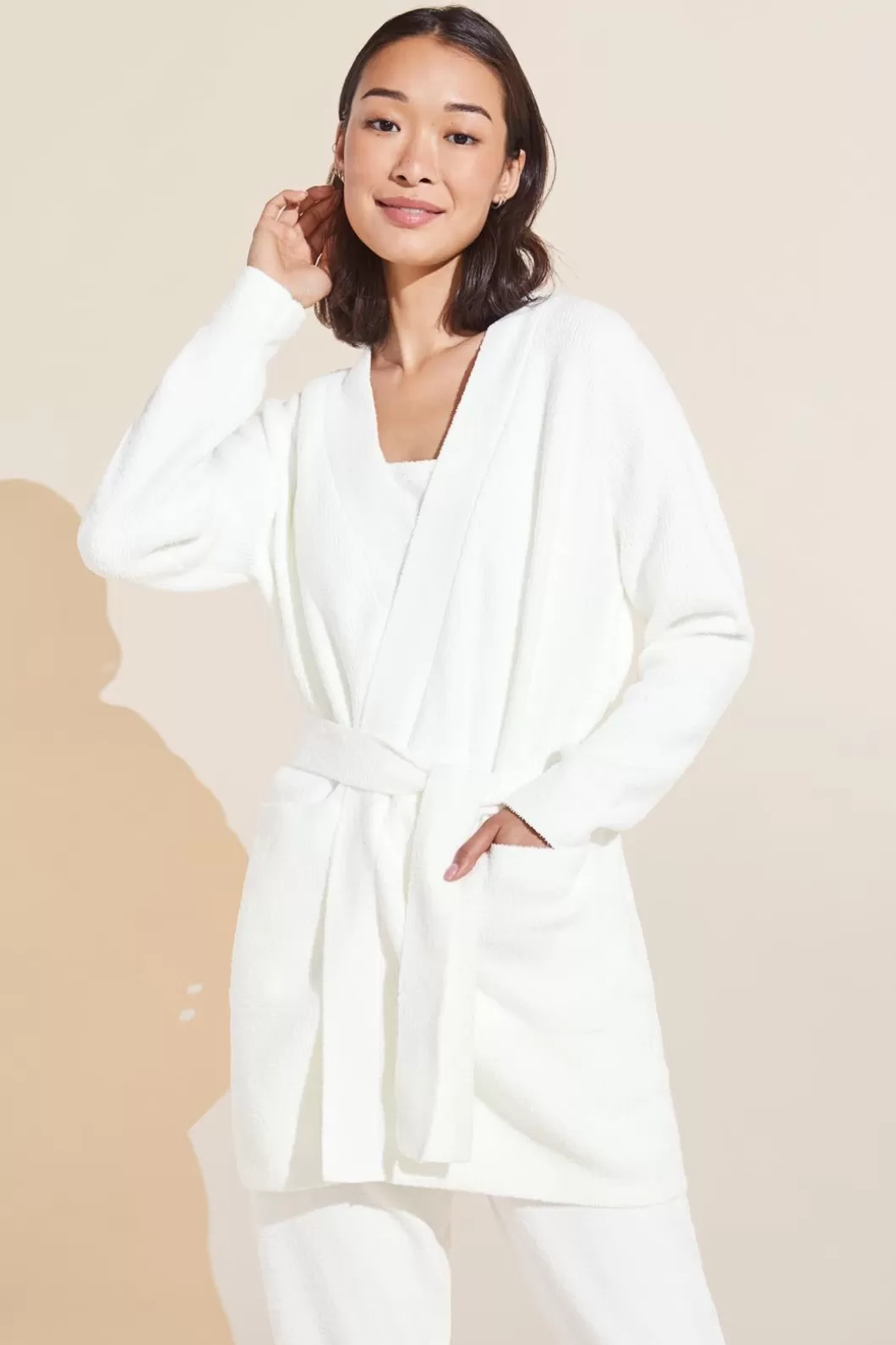 Eberjey Recycled Boucle Wrap- Loungewear