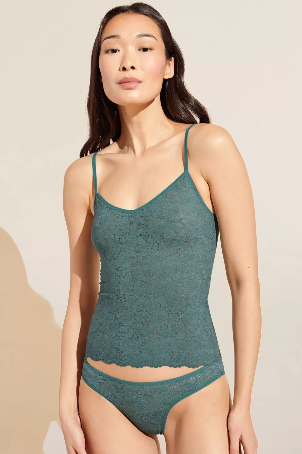 Eberjey Soft Stretch Recycled Lace Cami- Lingerie