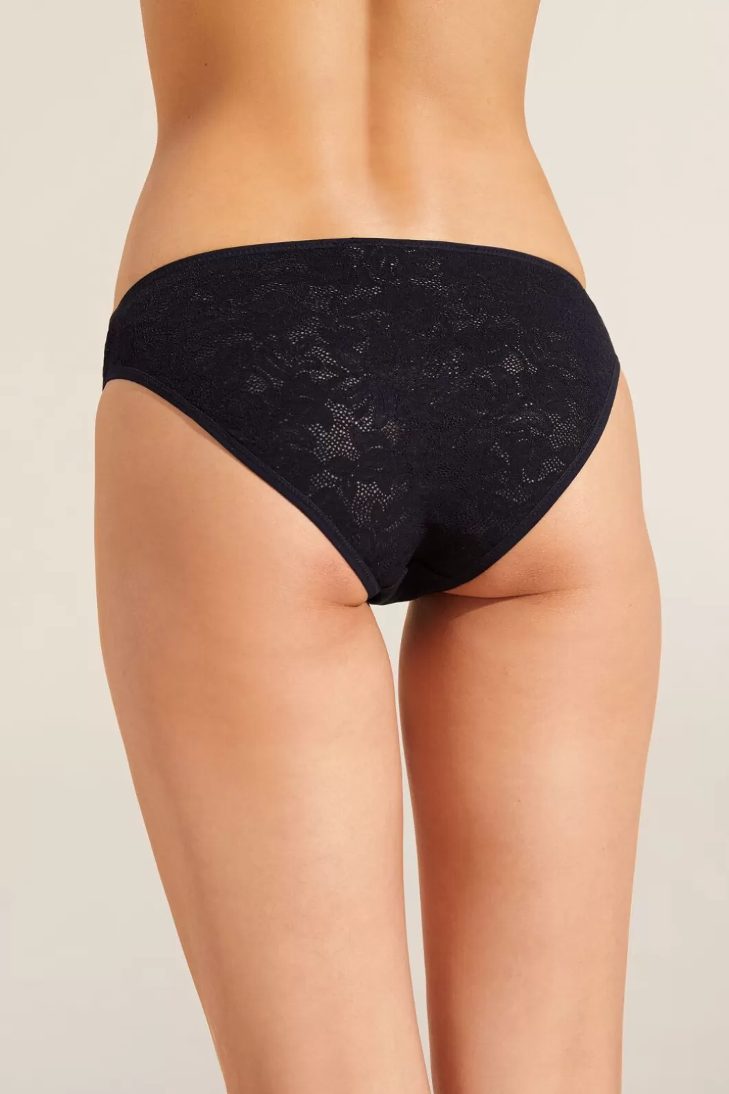 Eberjey Soft Stretch Recycled Lace High Leg Brief- Lingerie